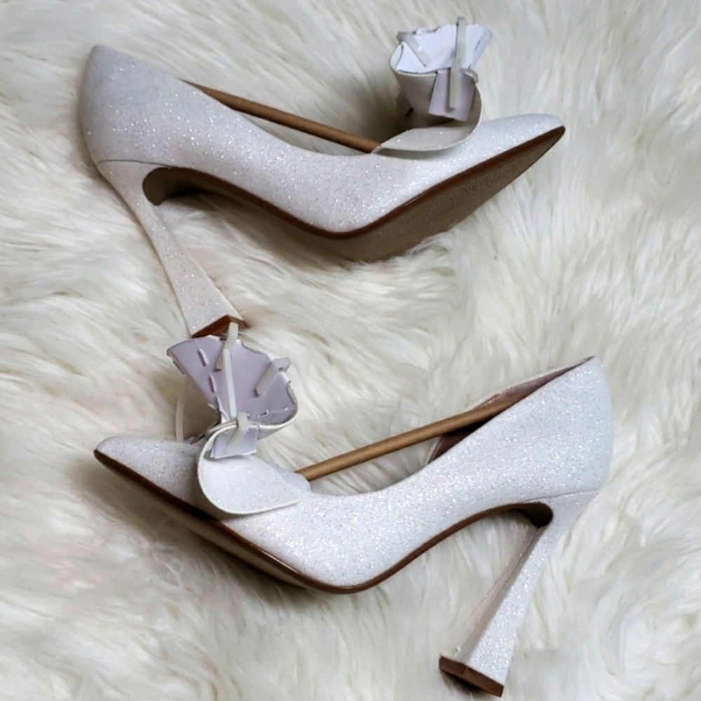 Betsey Johnson Nobble Sparkle Glitter Pumps Womens Size 7 - Picture 9 of 14